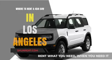 Top Spots to Rent a 4x4 SUV in Los Angeles