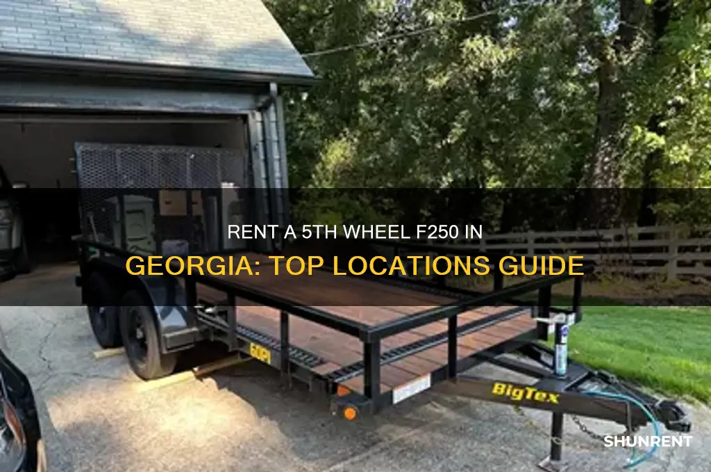 where to rent a 5th wheel f250 in georgia