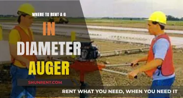 Renting a 6-Inch Diameter Auger: Top Locations and Tips