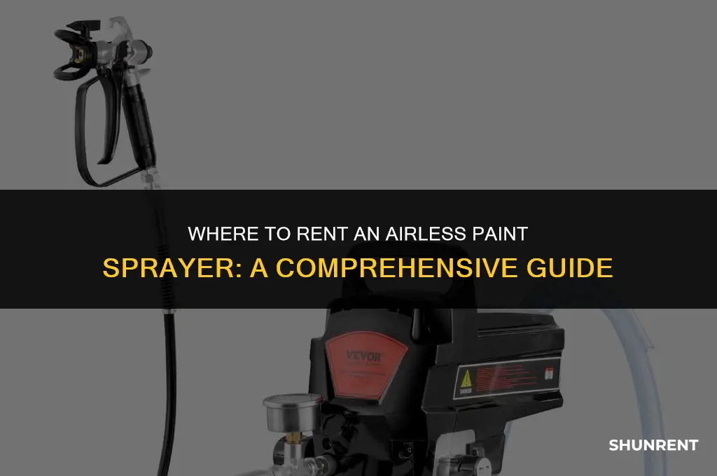 where to rent a airless paint sprayer