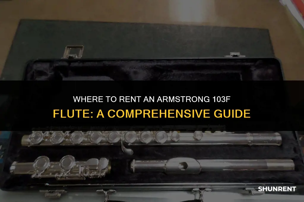 where to rent a armstrong 103f flute