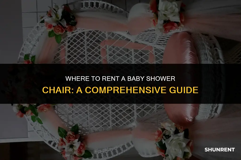 where to rent a baby shower chair