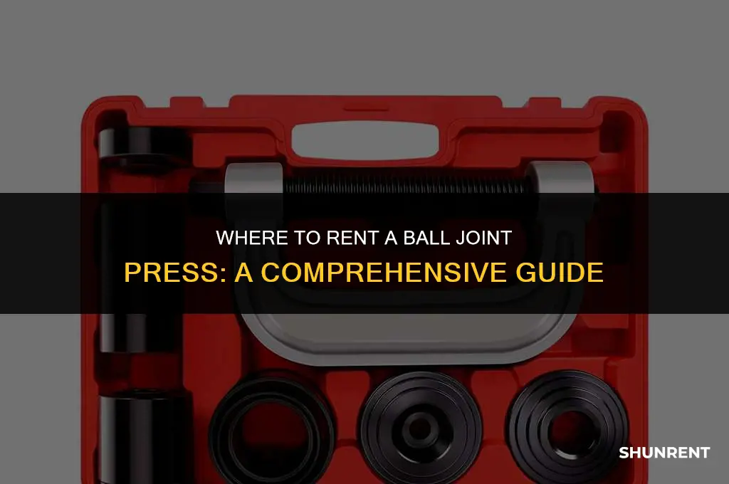 where to rent a ball joint press