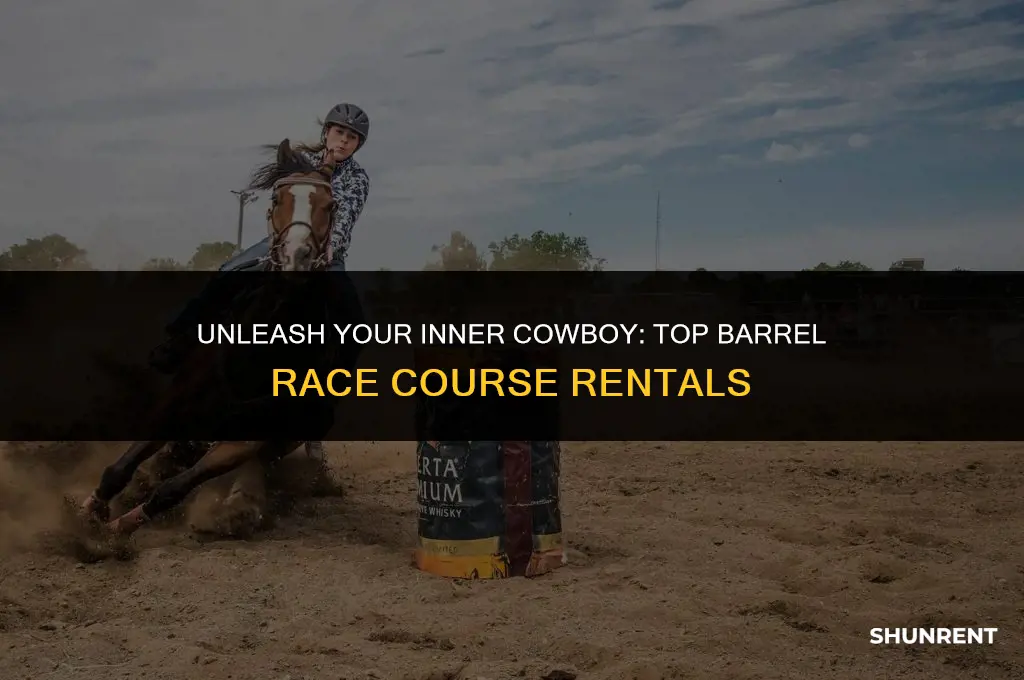 where to rent a barrell race course