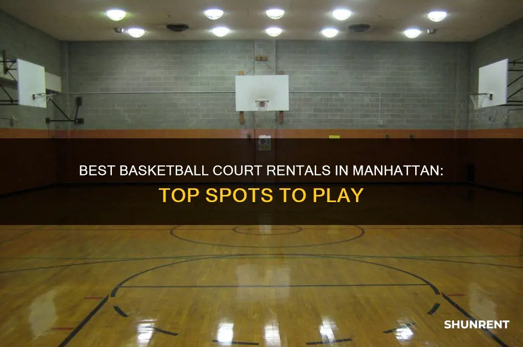 where to rent a basketball court in manhattan