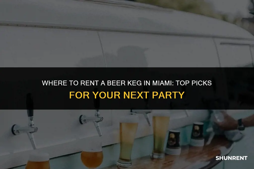 where to rent a beer keg miami