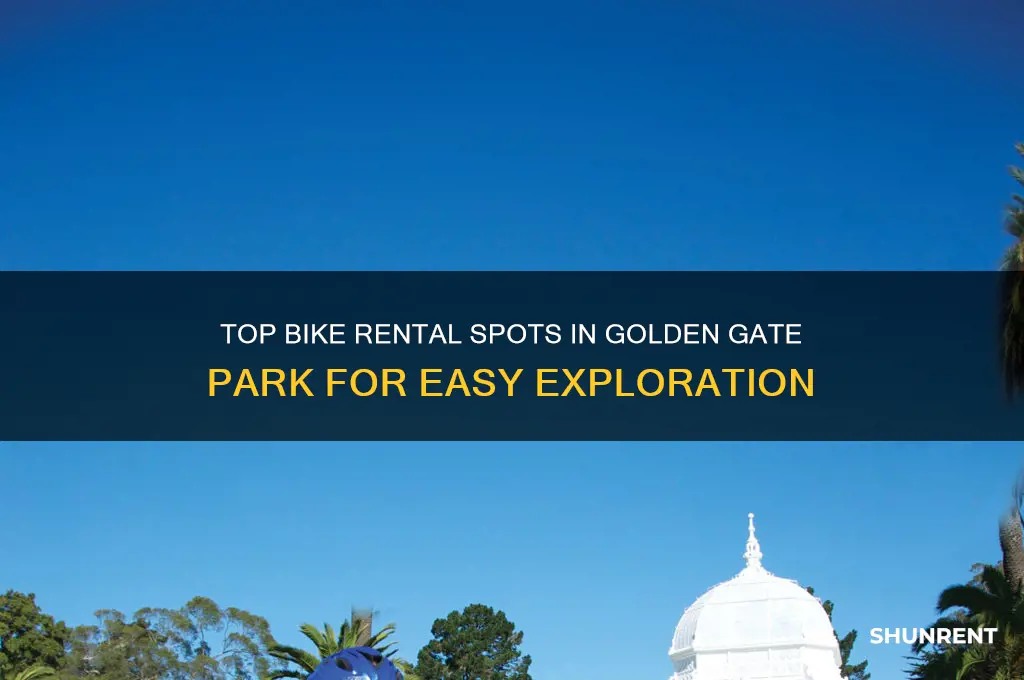 where to rent a bike in golden gate park