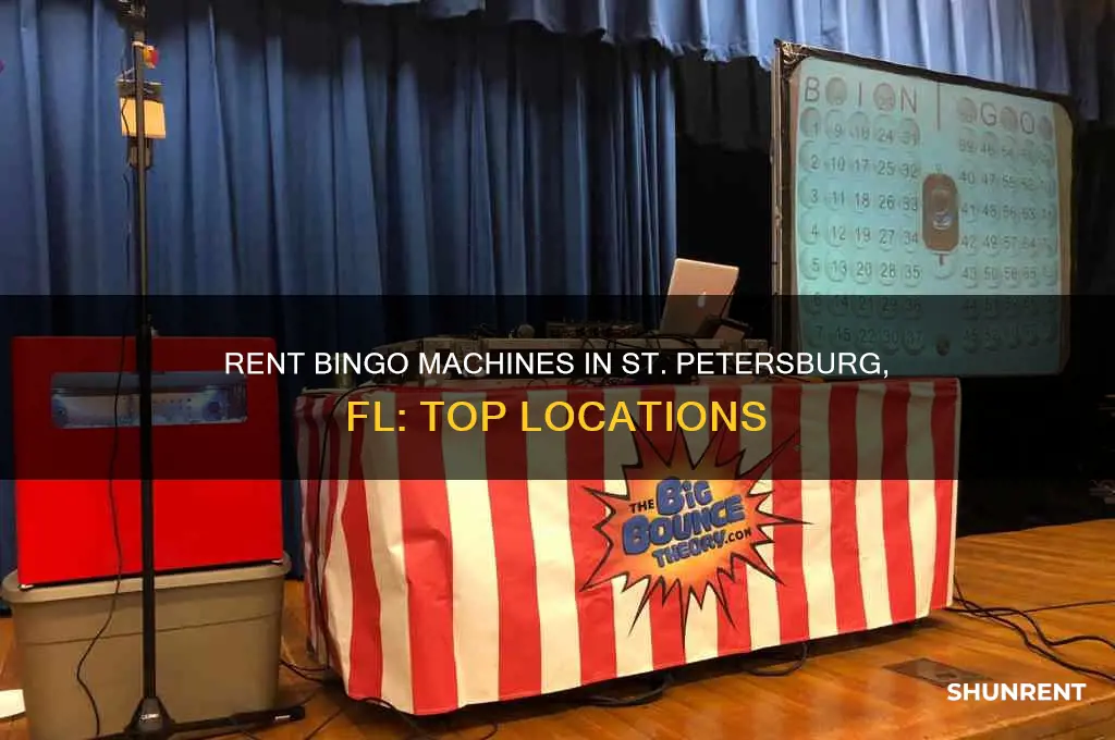 where to rent a bingo machine in st petersburg fl
