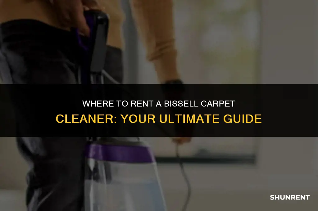 where to rent a bissell carpet cleaner