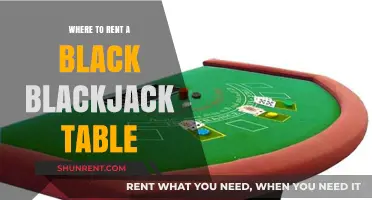 Where to Rent a Sleek Black Blackjack Table for Your Next Event