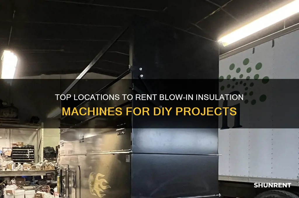 where to rent a blow-in insulation machine