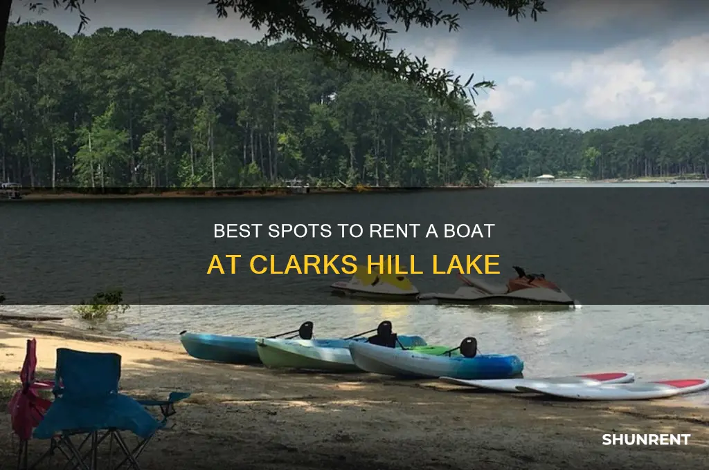 where to rent a boat at clarks hill