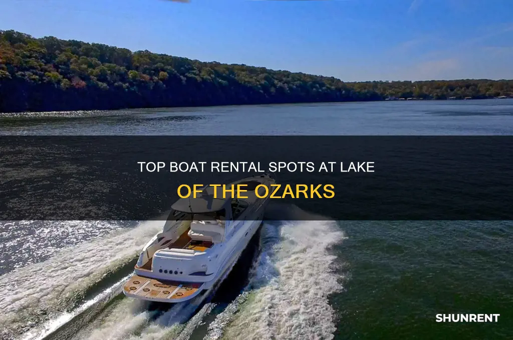 where to rent a boat at lake of the ozarks
