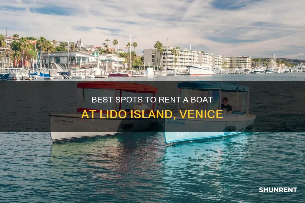 where to rent a boat at lido island venice