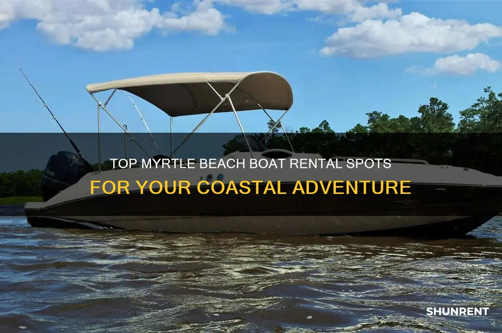 where to rent a boat at myrtle beach