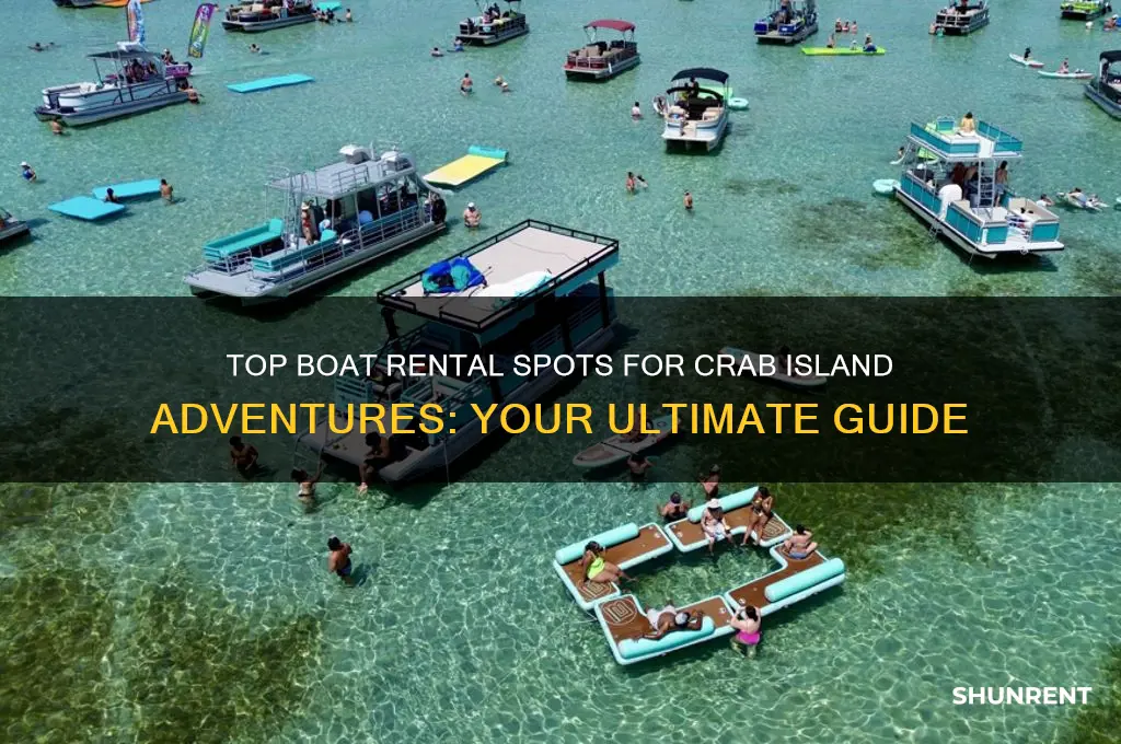 where to rent a boat for crab island