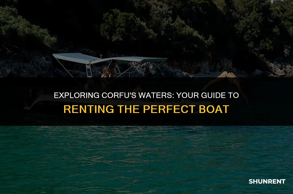 where to rent a boat in corfu
