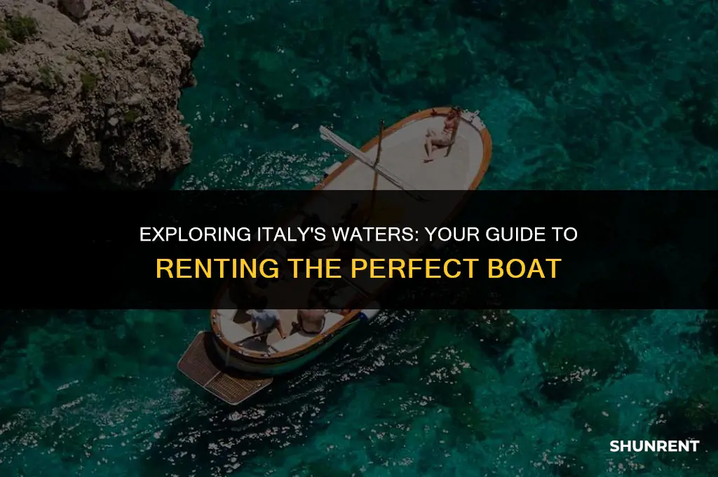 where to rent a boat in italy