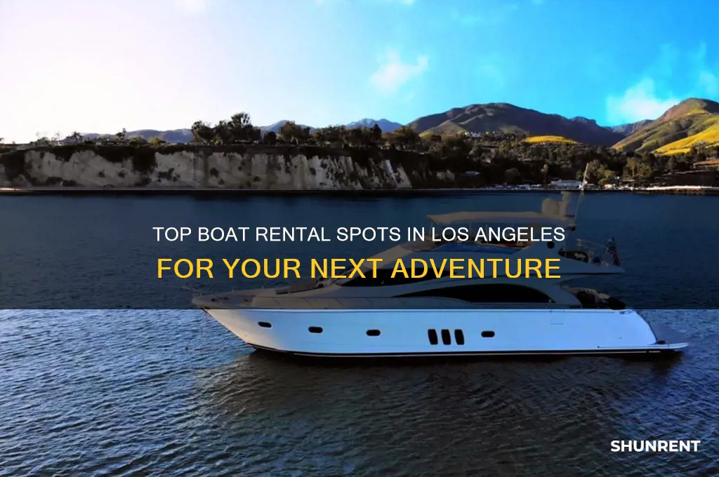 where to rent a boat in los angeles