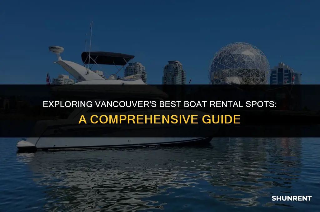 where to rent a boat in vancouver