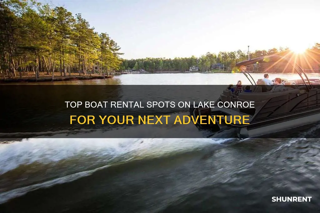 where to rent a boat on lake conroe