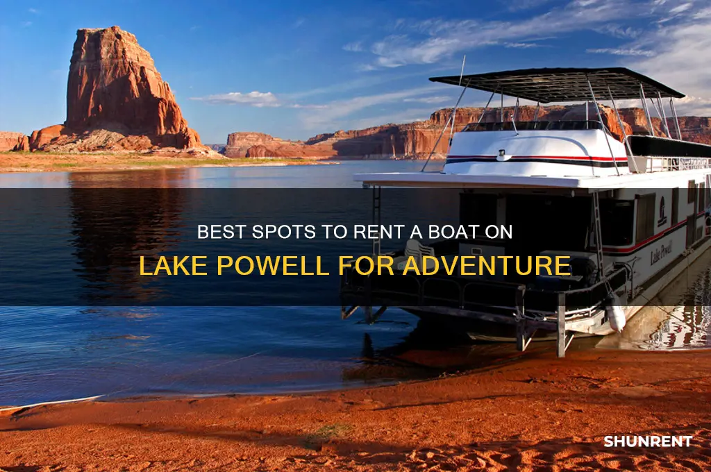 where to rent a boat on lake powell