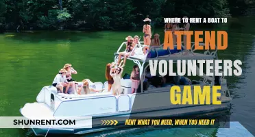 Best Boat Rental Spots for Attending Volunteers Game Nearby