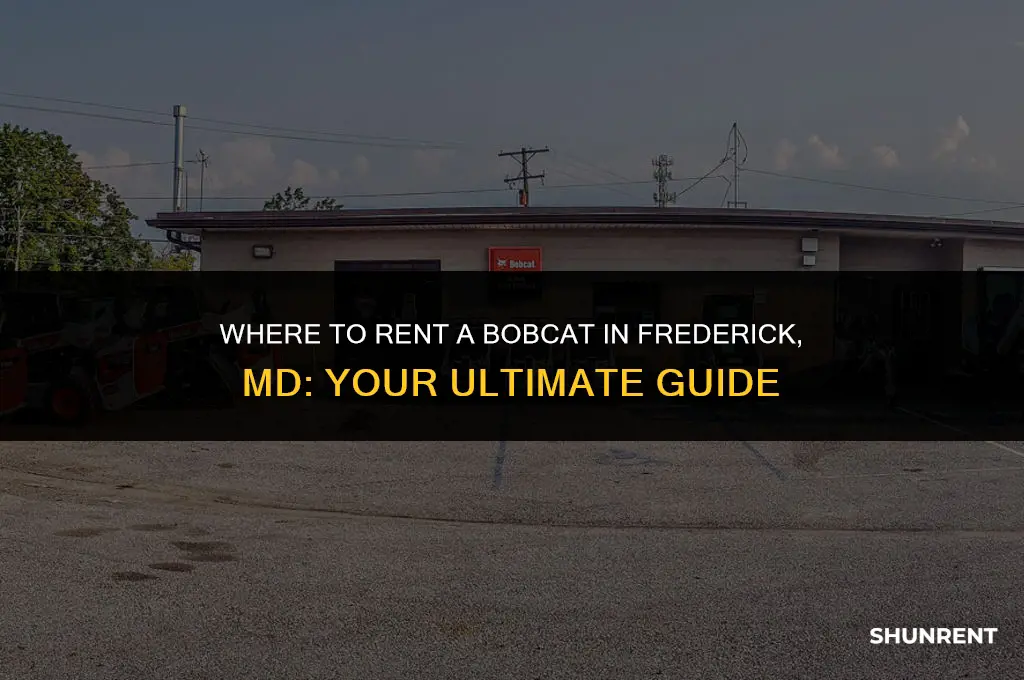 where to rent a bobcat frederick md