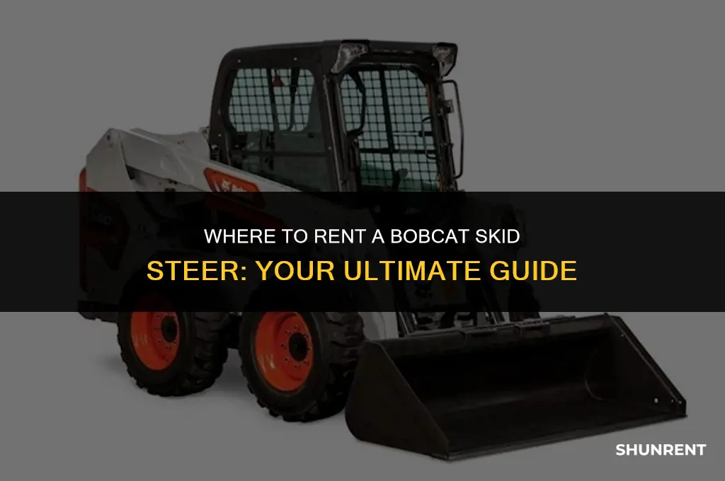 where to rent a bobcat skid steer