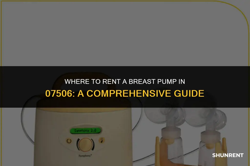 where to rent a breast pump 07506
