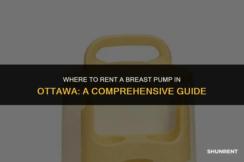 where to rent a breast pump ottawa