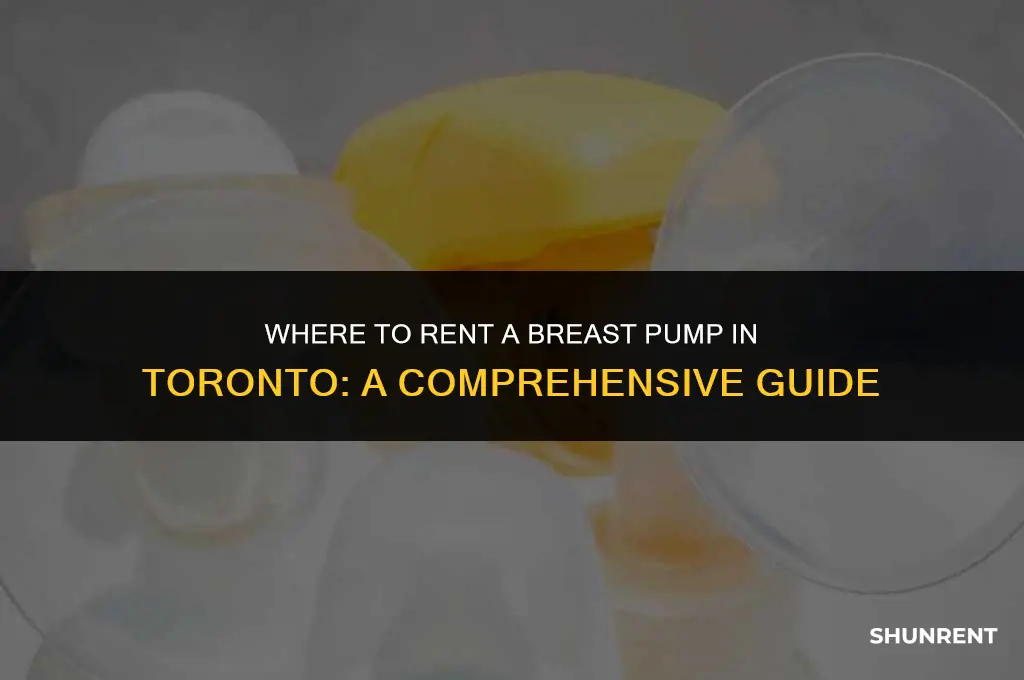 where to rent a breast pump toronto