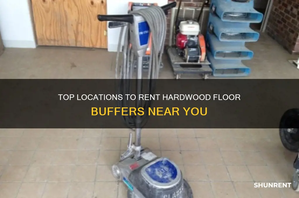 where to rent a buffer for hardwood floors