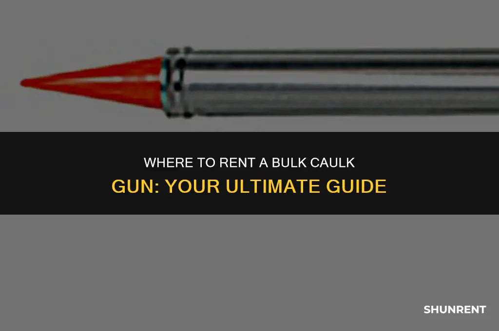 where to rent a bulk caulk gun