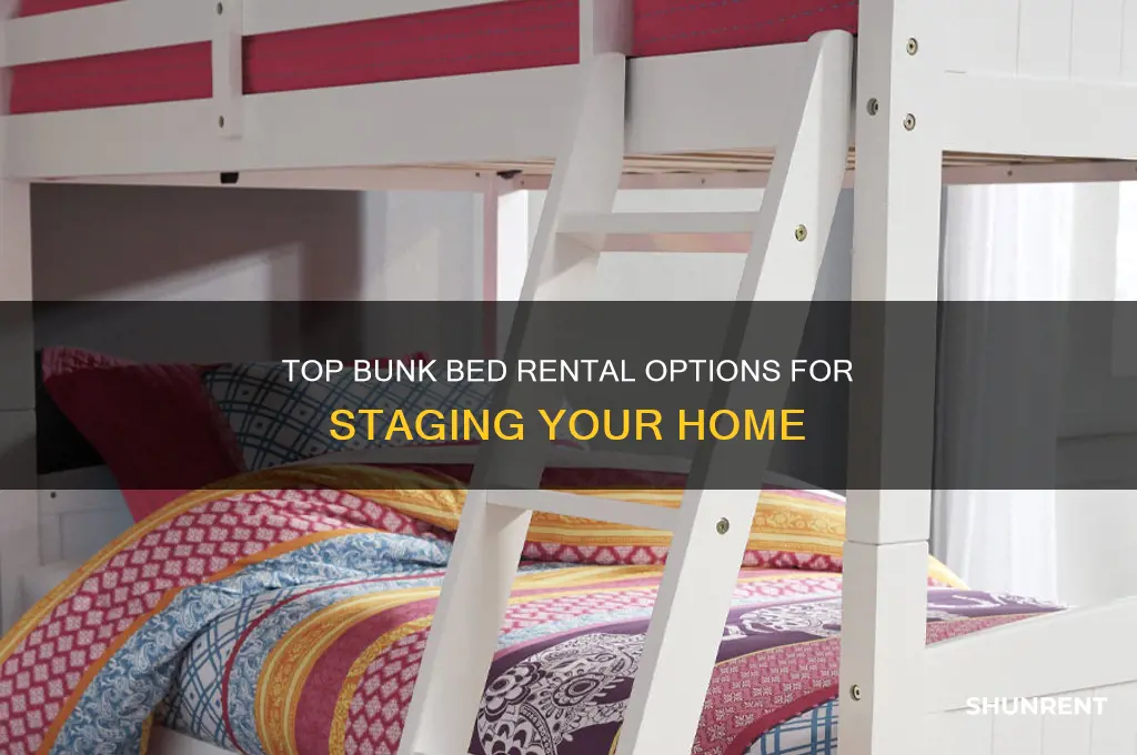 where to rent a bunk bed for staging