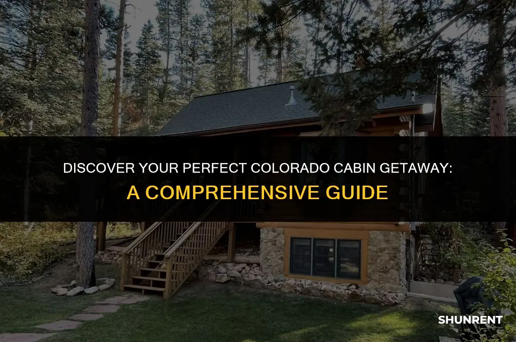 where to rent a cabin in colorado