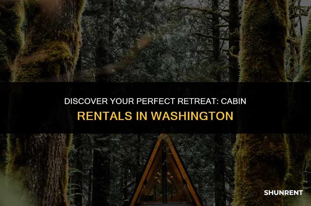 where to rent a cabin in washington
