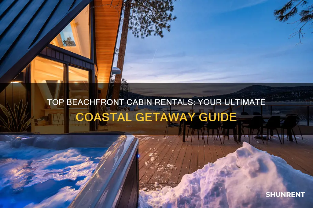 where to rent a cabin on a beach
