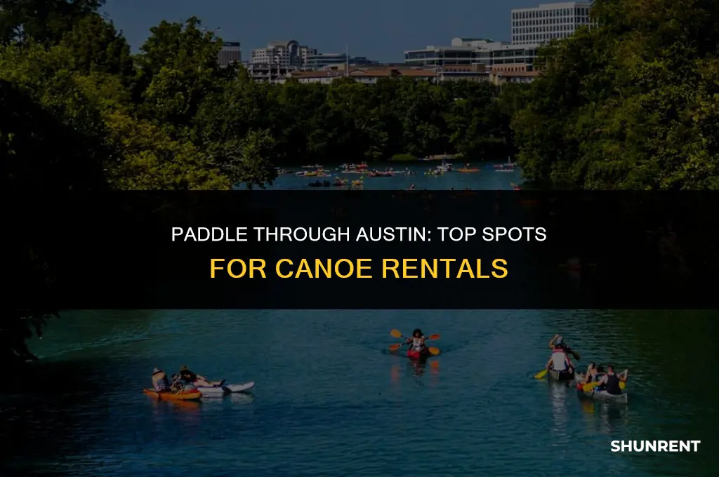 where to rent a canoe in austin