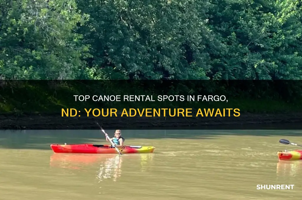 where to rent a canoe in fargo nd