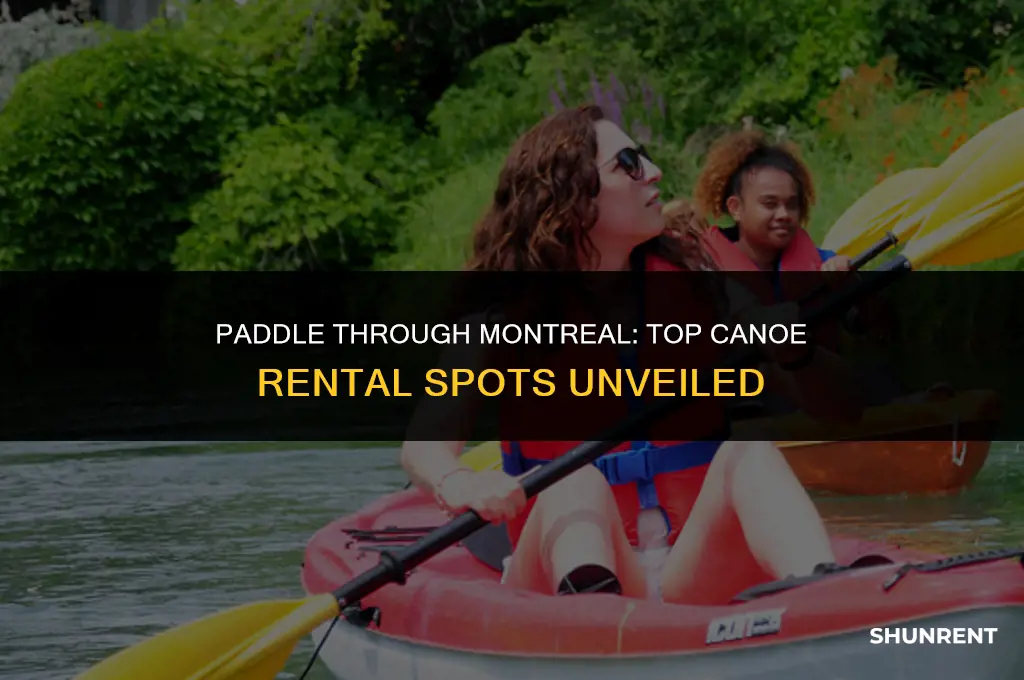 where to rent a canoe in montreal