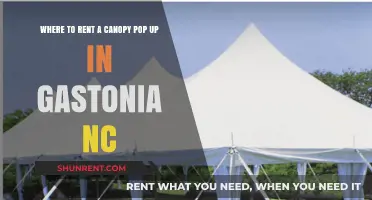 Top Canopy Pop-Up Rental Options in Gastonia, NC
