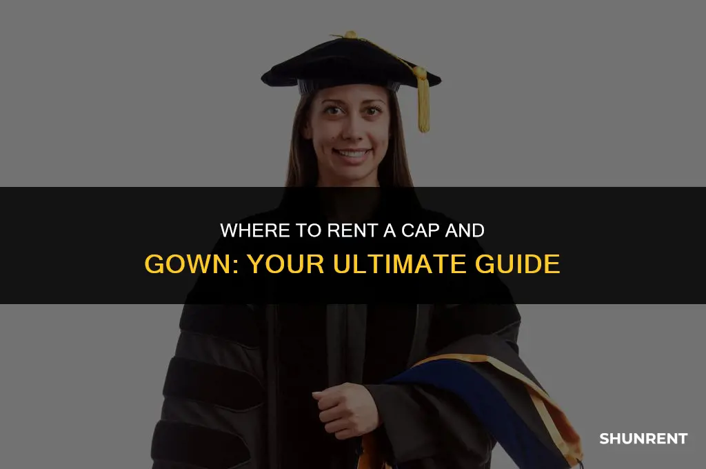 where to rent a cap and gown