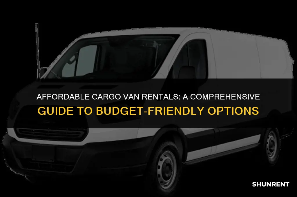 where to rent a cargo van cheap