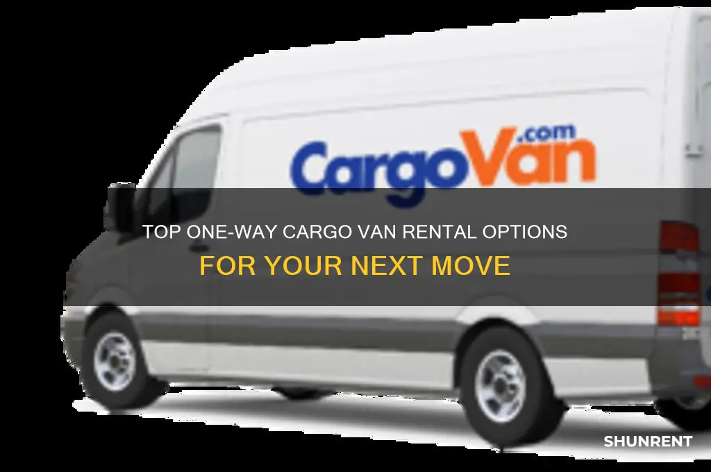 where to rent a cargo van one way