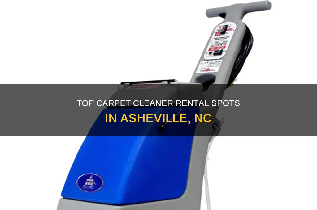 where to rent a carpet cleaner asheville nc