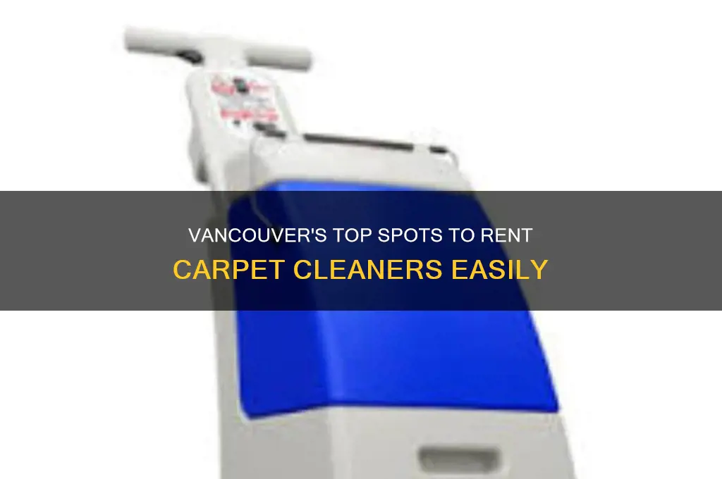 where to rent a carpet cleaner in vancouver