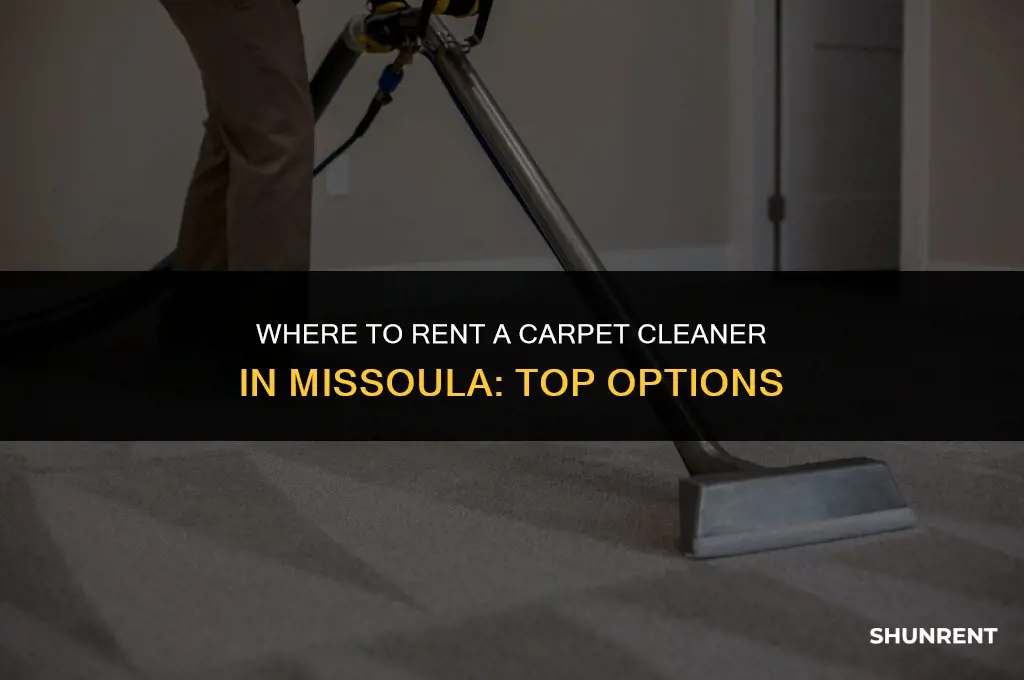 where to rent a carpet cleaner missoula