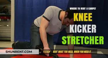 Where to Rent a Carpet Knee Kicker Stretcher: Top Locations