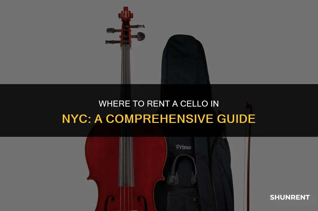 where to rent a cello in nyc